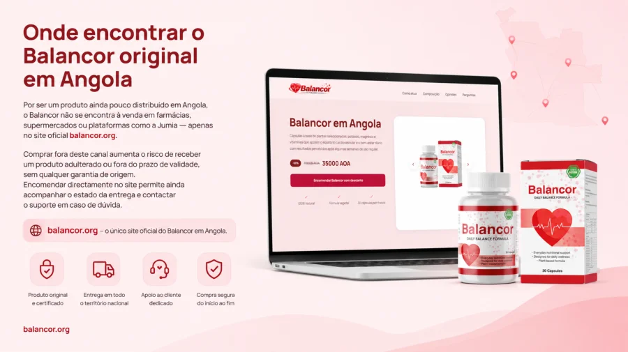 Balancor — frasco original disponível no site oficial