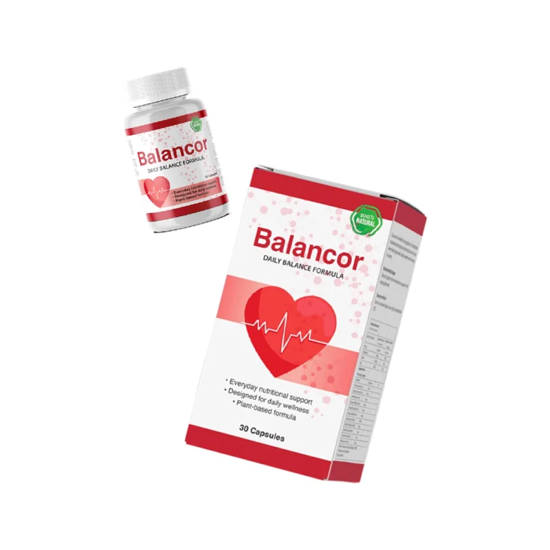 Balancor — frasco e embalagem do suplemento